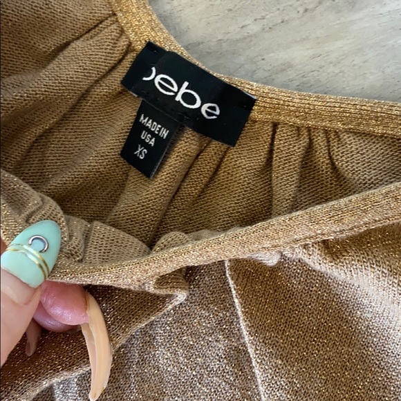 BeBe Gold Dress - Picture 3 of 3